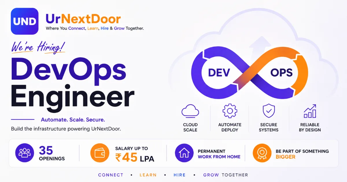 🚀 DevOps Engineer | UrNextDoor