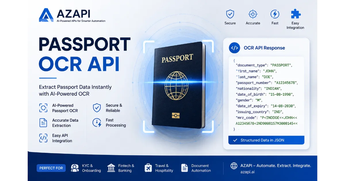 How Passport OCR Can Simplify Digital Document Processing