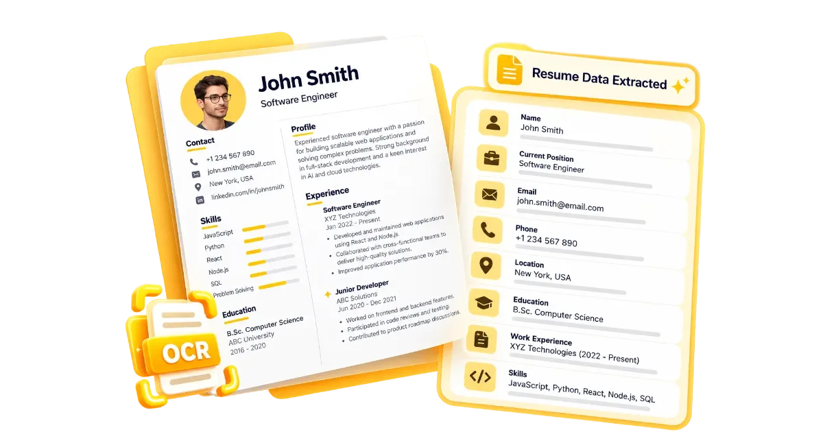 Making Resume Data Easier to Work With Using a Resume OCR API