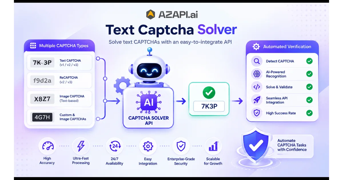 Making Text CAPTCHA Handling Easier for Developers