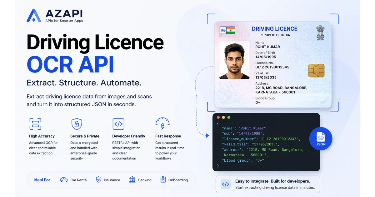What I Learned About Automating Driving Licence Data Entry