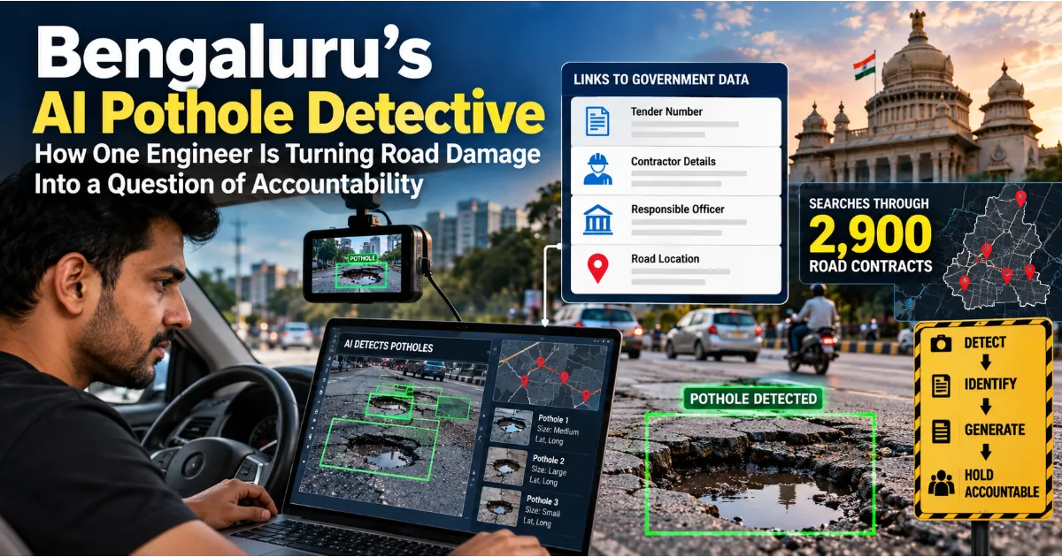 Bengaluru's Pothole Problem Gets an AI Answer: How One Engineer Is Turning Road Damage Into a Question of Accountability
