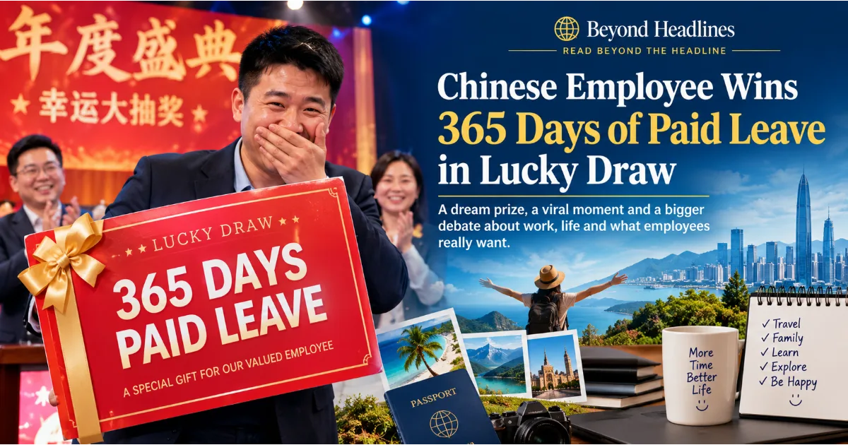 Chinese Employee Wins 365 Days of Paid Leave in Lucky Draw: The Workplace Jackpot That Sparked a Bigger Debate About Work and Life