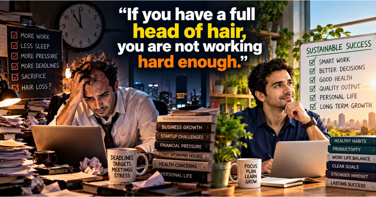 “If You Have a Full Head of Hair, You Are Not Working Hard Enough”: The Dangerous Myth of Hustle Culture