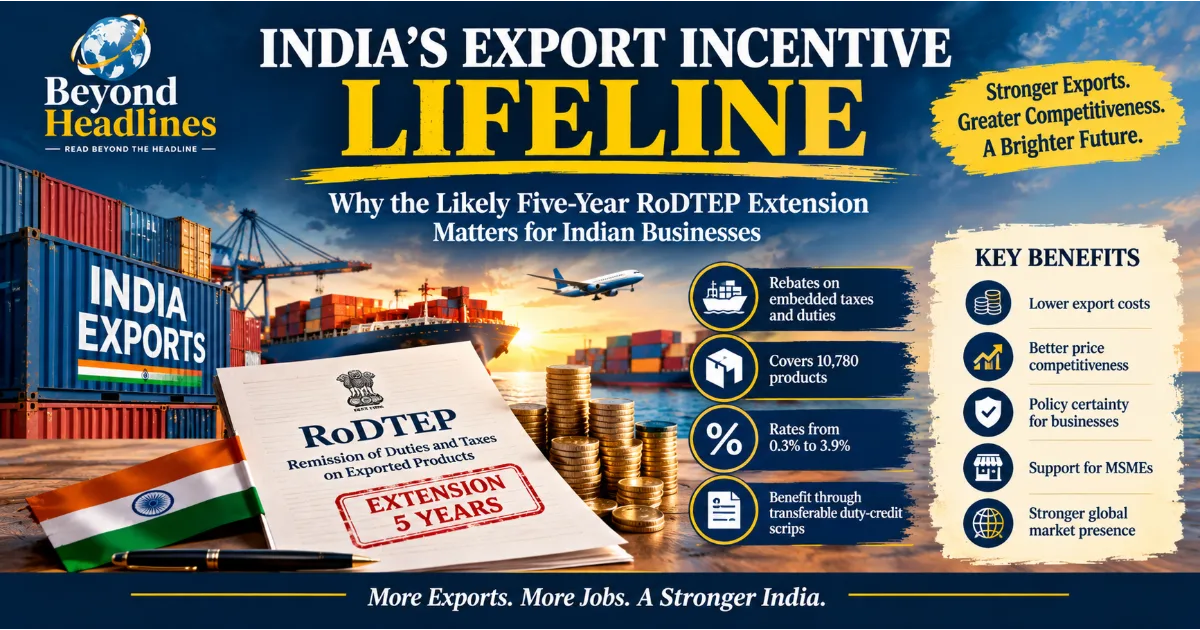 India’s Export Incentive Lifeline: Why the Likely Five-Year RoDTEP Extension Matters for Indian Businesses