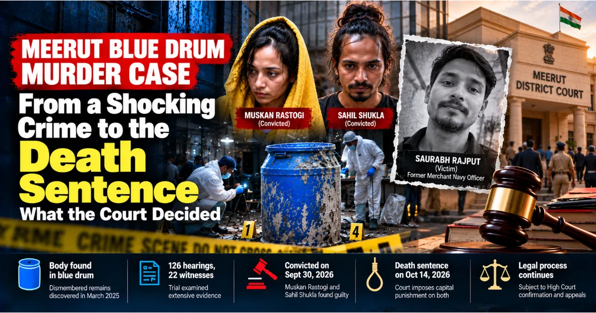 Meerut Blue Drum Murder Case: From a Shocking Crime to the Death Sentence, What the Court Decided