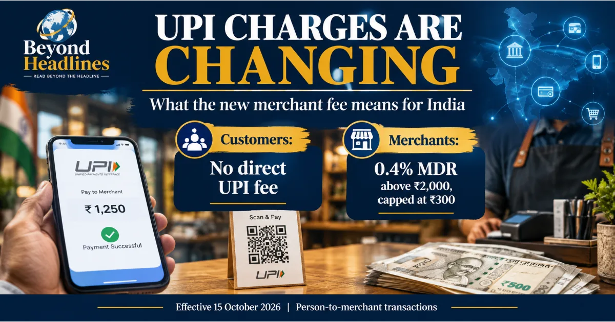 UPI Charges Are Changing: What the New Merchant Fee Really Means for Indians