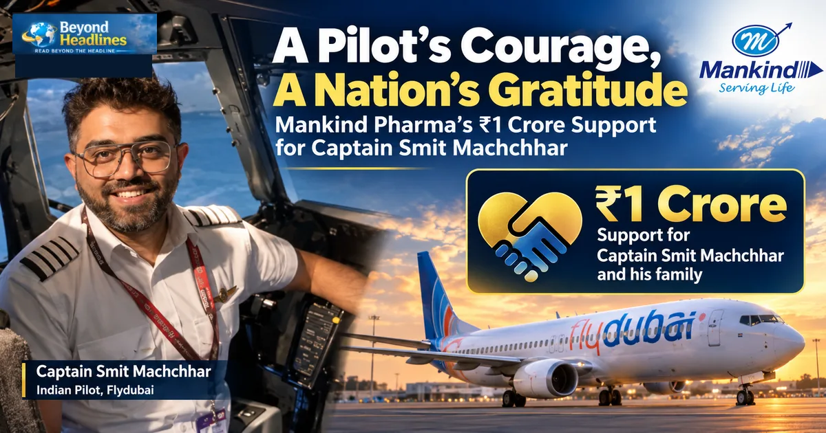 When Gratitude Becomes Action: Mankind Pharma's ₹1 Crore Gesture for Captain Smit Machchhar