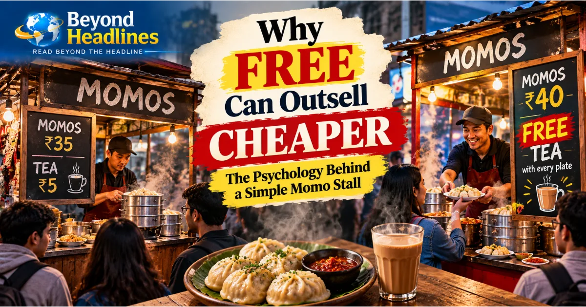 Why FREE Can Outsell CHEAPER: The Psychology Behind a Simple Momo Stall