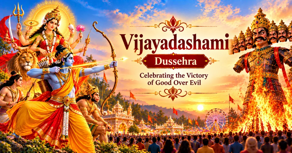 Vijayadashami (Dussehra): Celebrating the Victory of Good Over Evil