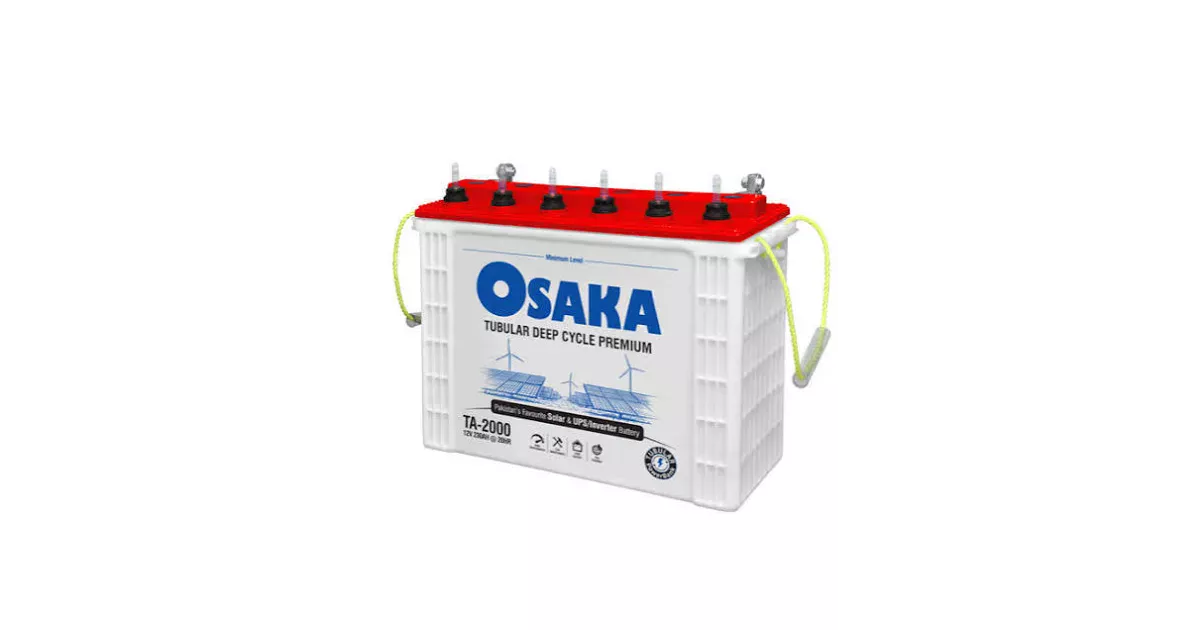 Osaka Tubular Battery Price in Pakistan – TR 1000 Guide