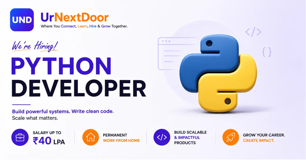 Python Developer | UrNextDoor