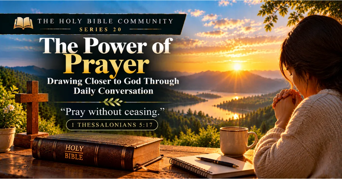 The Power of Prayer: Drawing Closer to God Through Daily Conversation